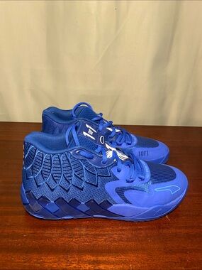 Puma LaMelo Ball MB.01 Team Colors Blazing Blue Basketball  Gym Shoes Men 10.5